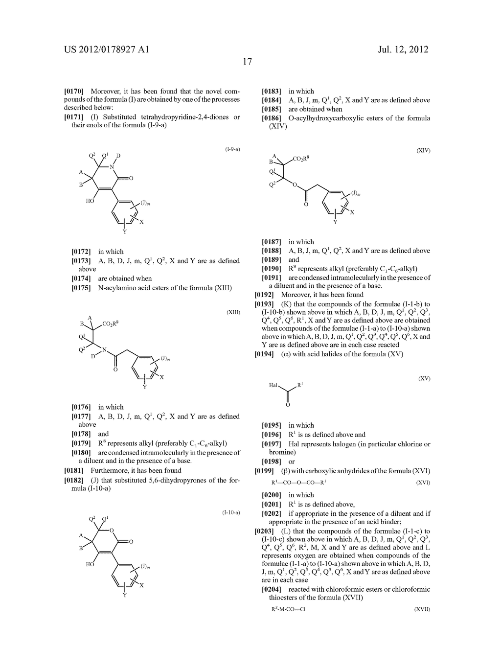 CYCLOALKYLPHENYL SUBSTITUTED CYCLIC KETOENOLS - diagram, schematic, and image 18