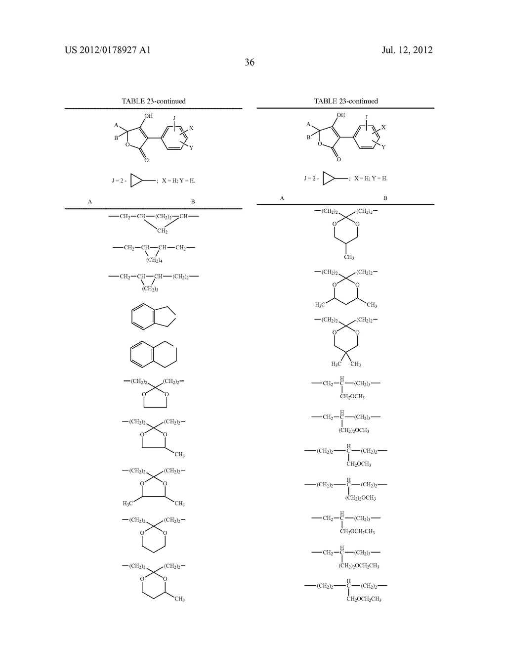 CYCLOALKYLPHENYL SUBSTITUTED CYCLIC KETOENOLS - diagram, schematic, and image 37