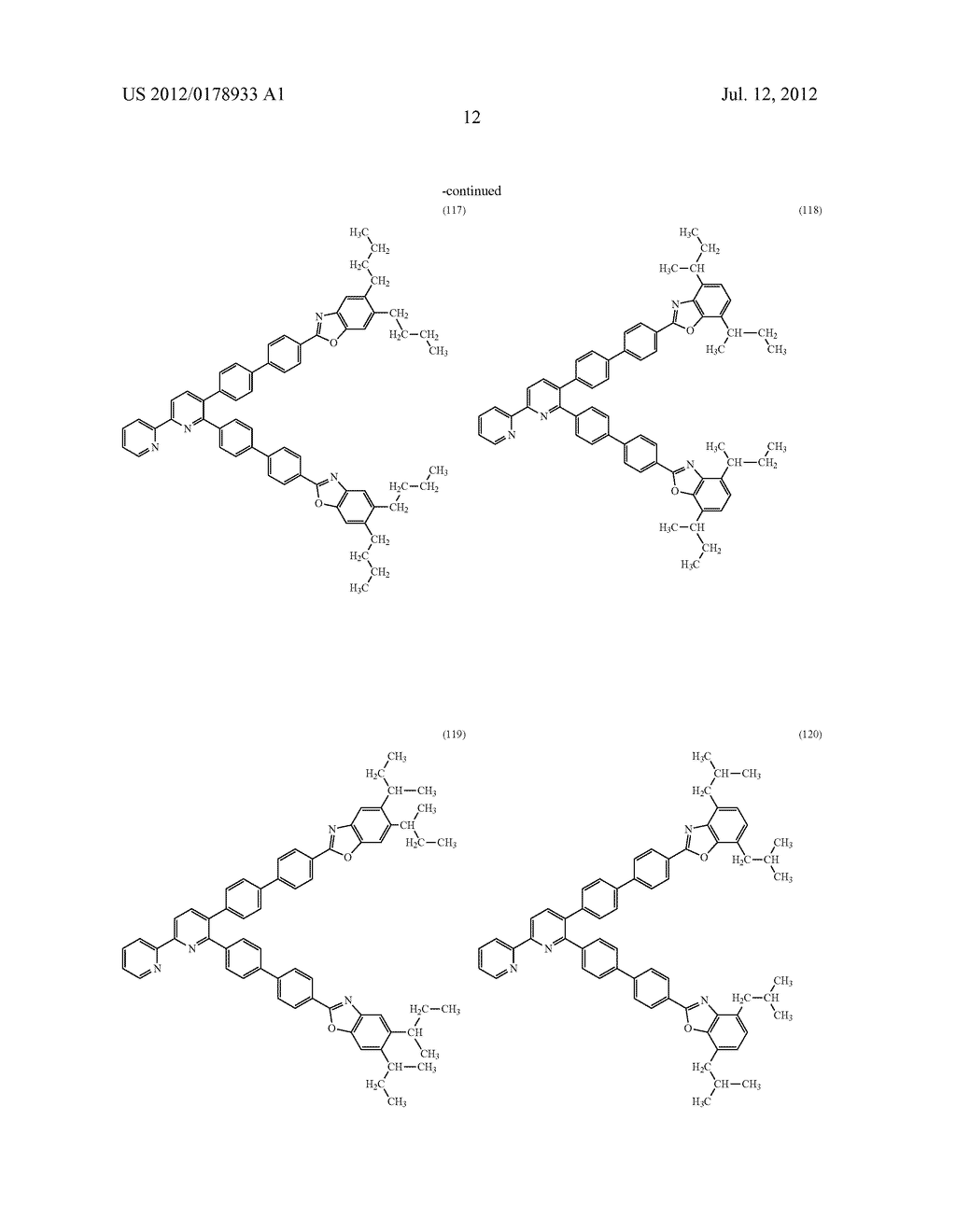 Organic Compound, Benzoxazole Derivative, and Light-Emitting Element,     Light-Emitting Device, and Electronic Device Using Benzoxazole Derivative - diagram, schematic, and image 61