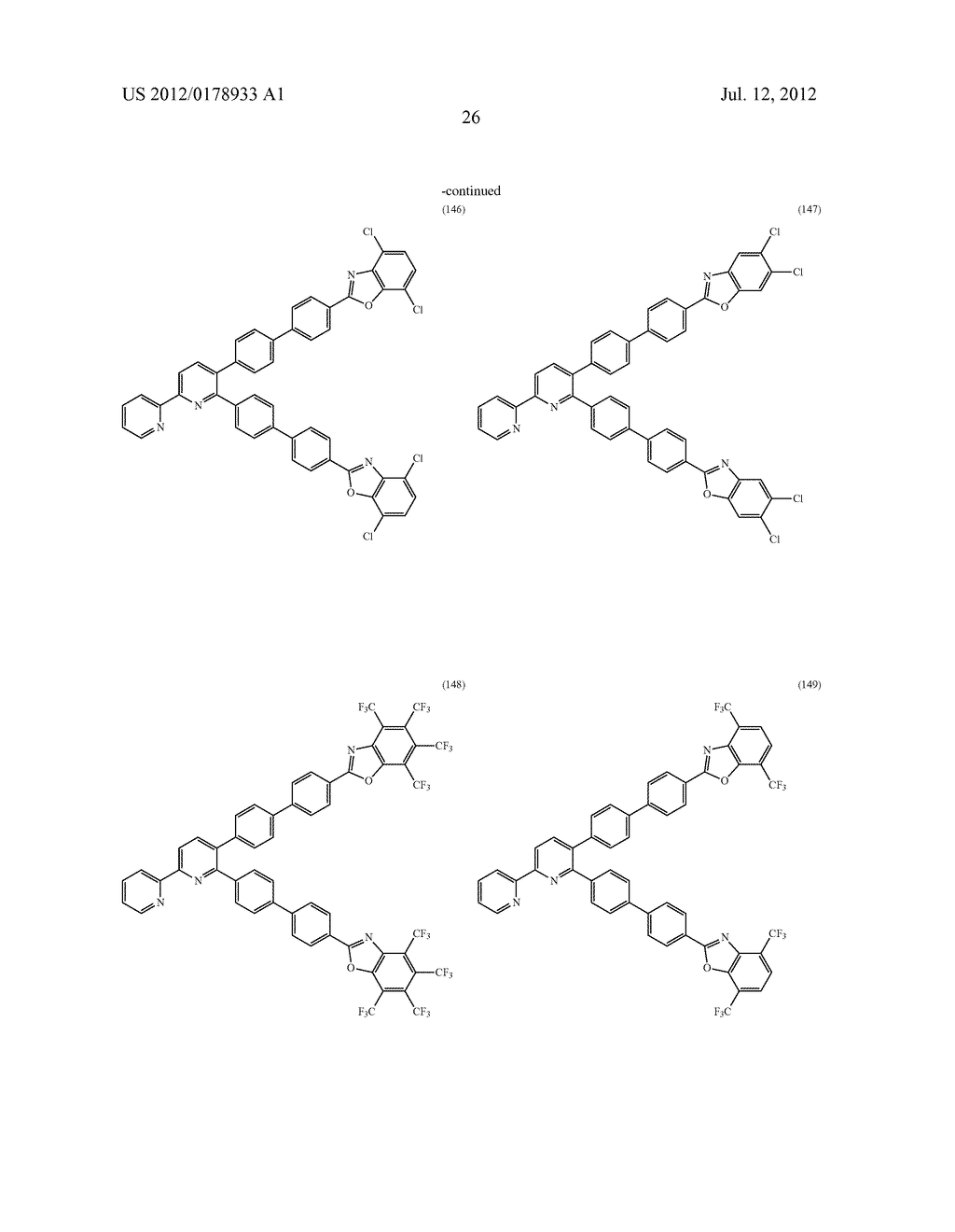 Organic Compound, Benzoxazole Derivative, and Light-Emitting Element,     Light-Emitting Device, and Electronic Device Using Benzoxazole Derivative - diagram, schematic, and image 75