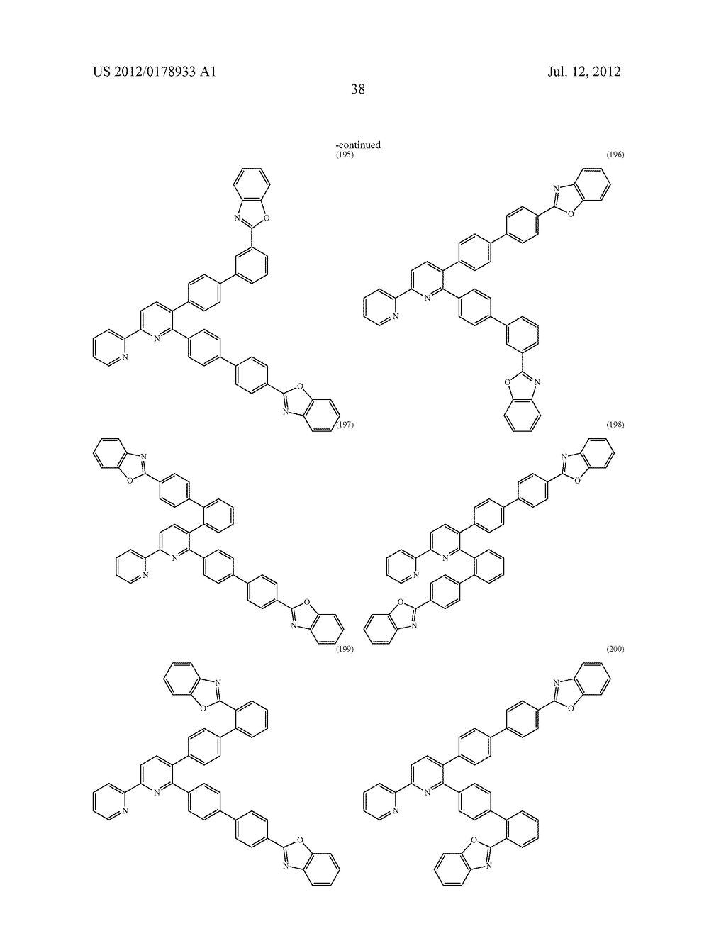 Organic Compound, Benzoxazole Derivative, and Light-Emitting Element,     Light-Emitting Device, and Electronic Device Using Benzoxazole Derivative - diagram, schematic, and image 87