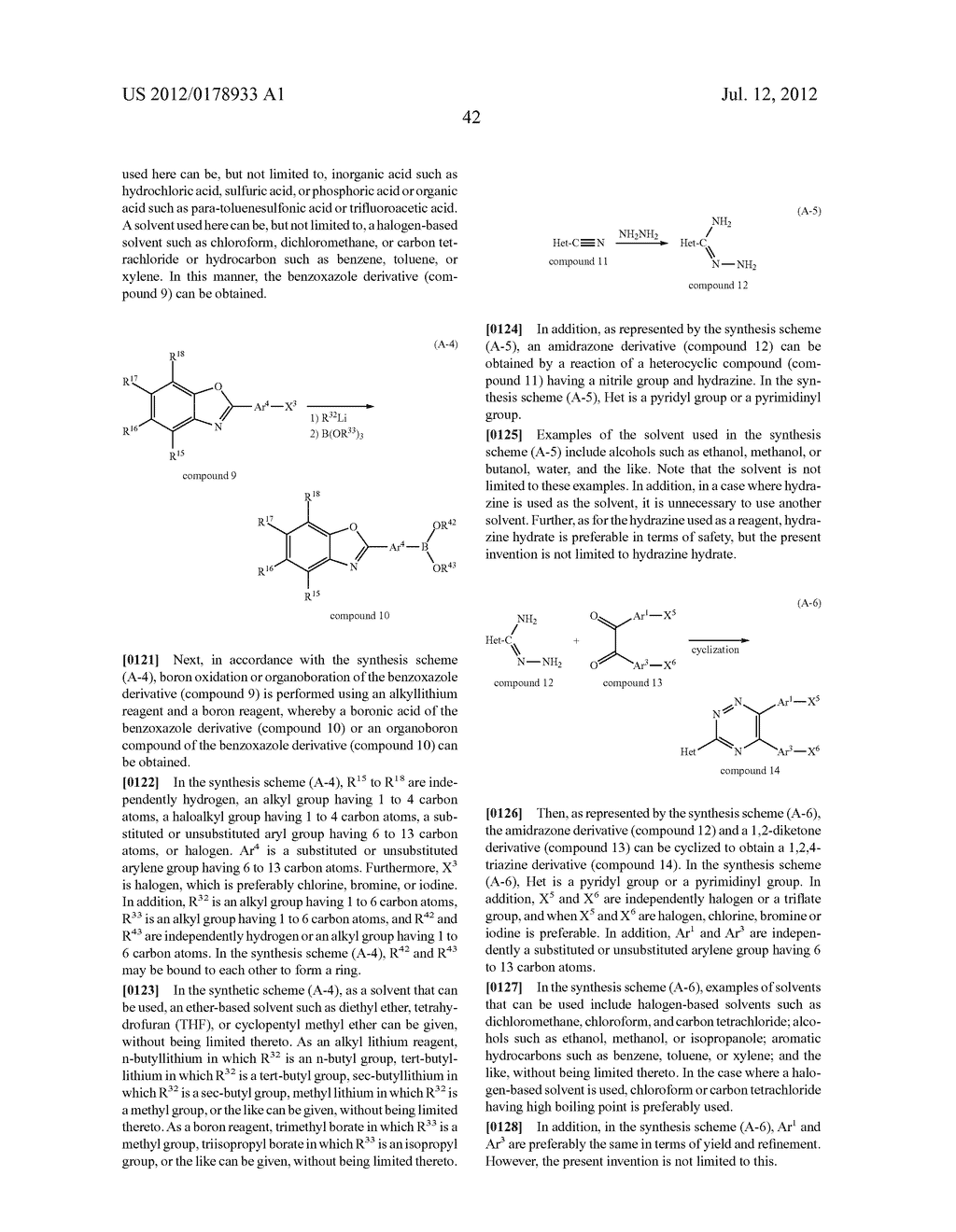 Organic Compound, Benzoxazole Derivative, and Light-Emitting Element,     Light-Emitting Device, and Electronic Device Using Benzoxazole Derivative - diagram, schematic, and image 91