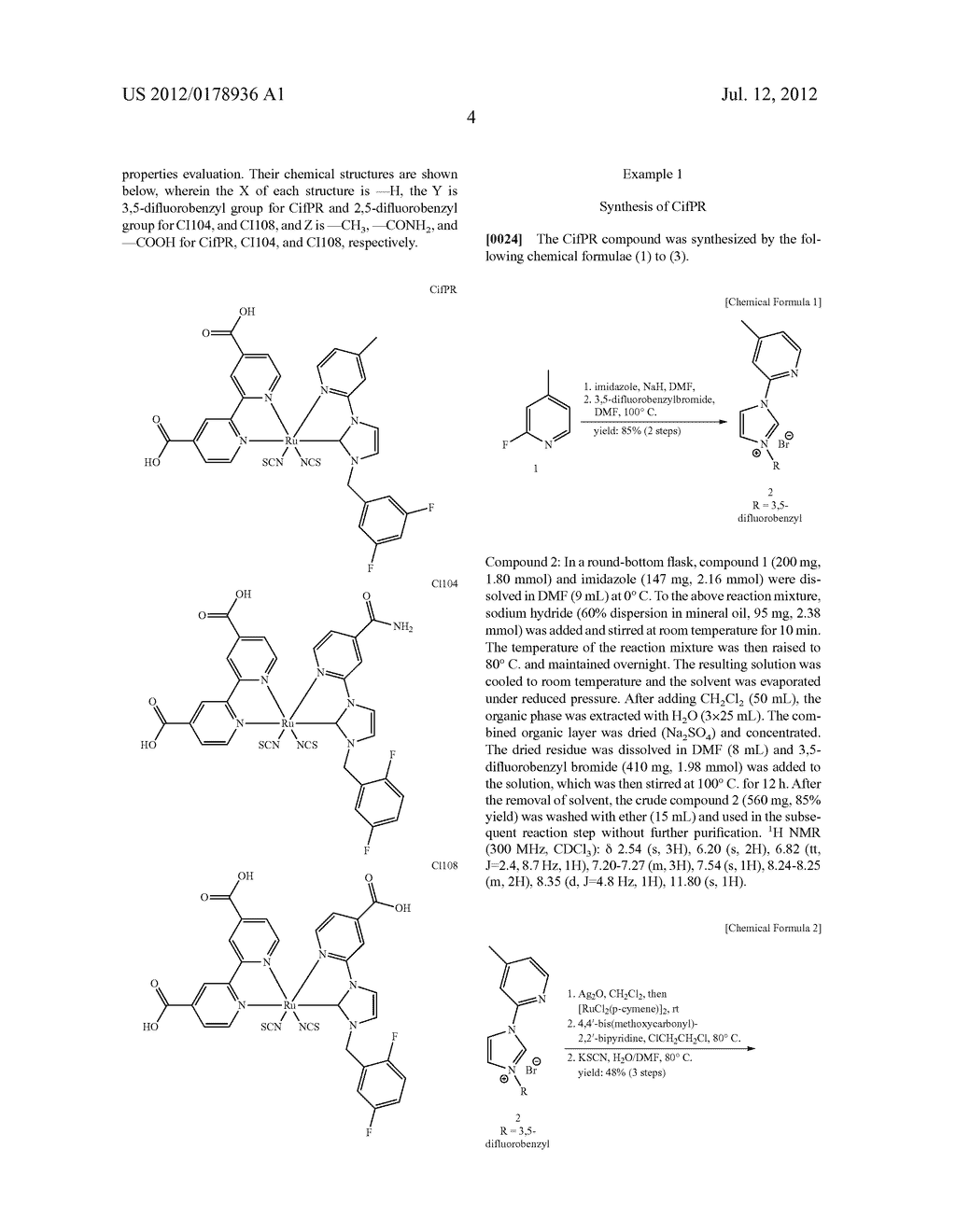 NOVEL PHOTOSENSITIZERS FOR DSSCs - diagram, schematic, and image 06