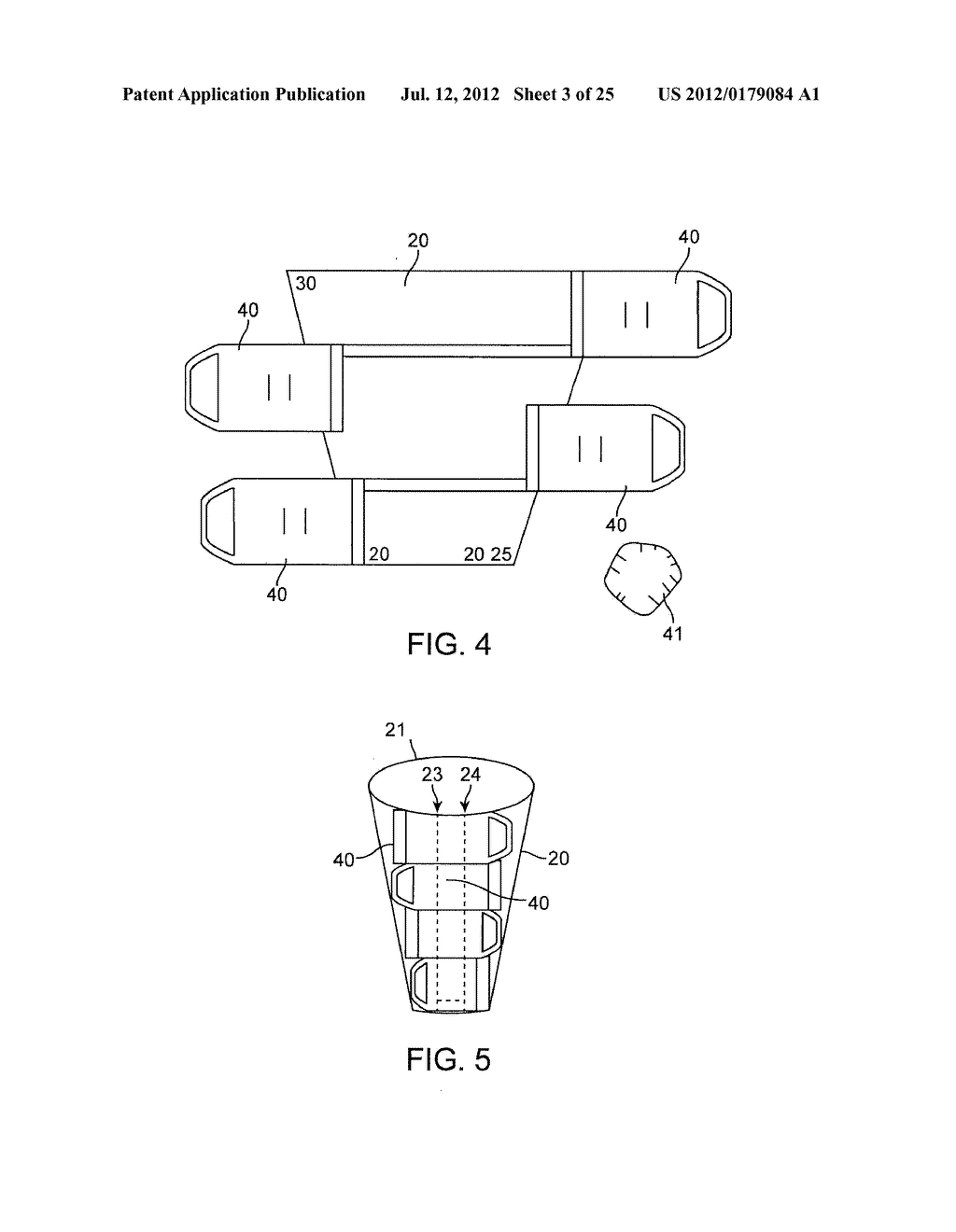 Graduated Compression Device Having Separate Body and Bands - diagram, schematic, and image 04