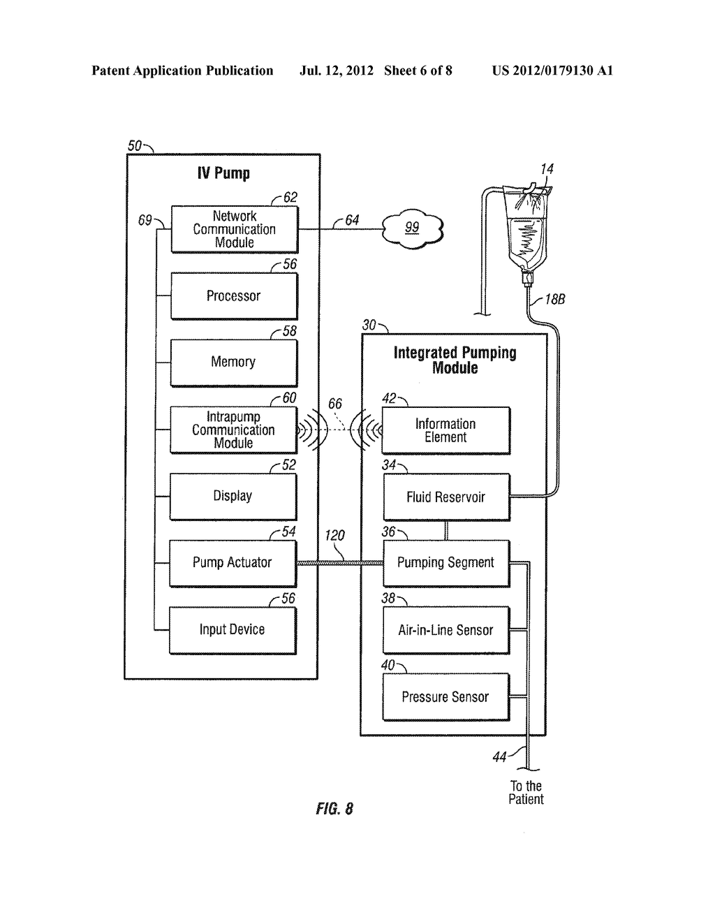 INTEGRATED INFUSION PUMP AND CONTAINER - diagram, schematic, and image 07