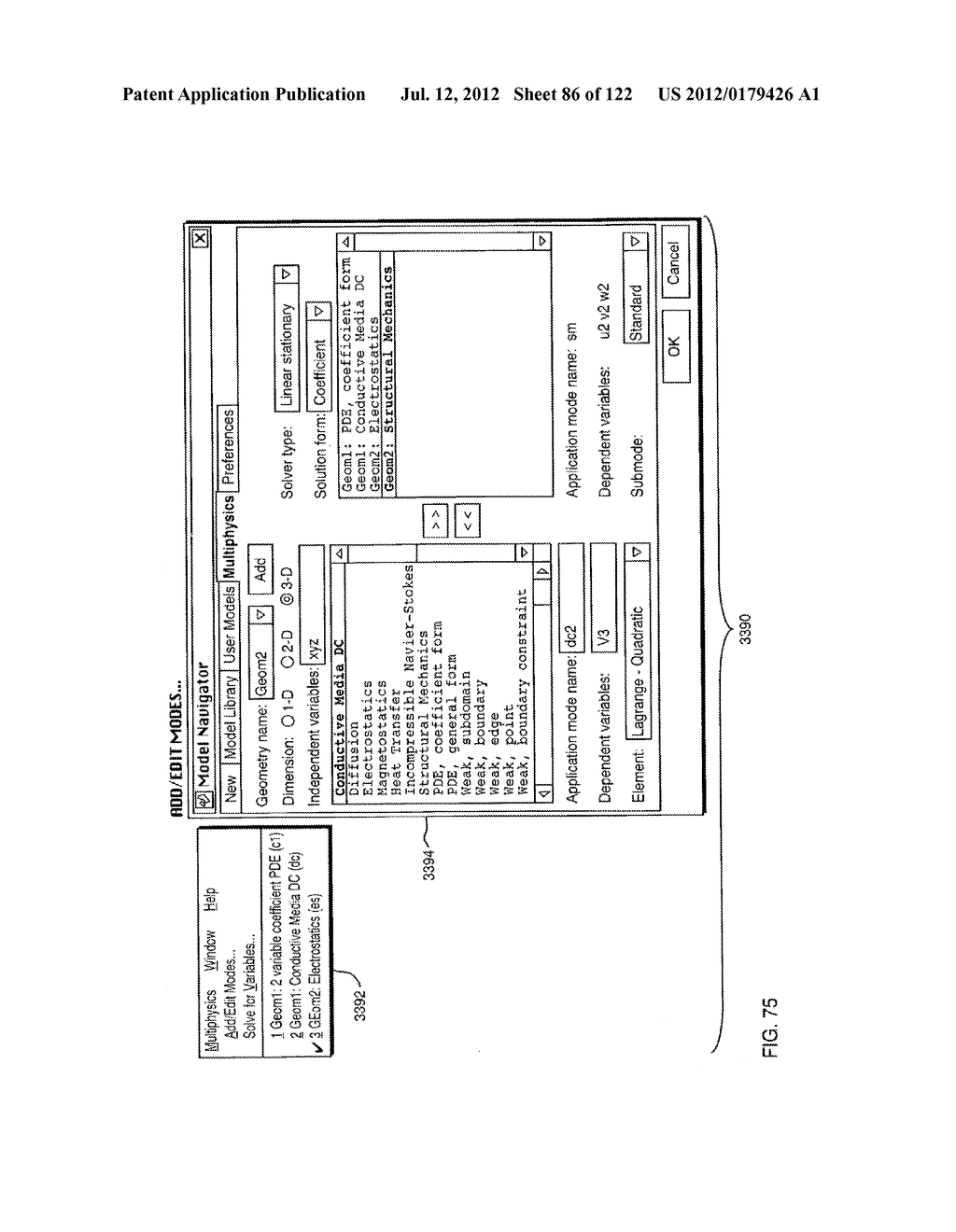 SYSTEM AND METHOD FOR ESTABLISHING BIDIRECTIONAL LINKS BETWEEN     MULTIPHYSICS MODELING AND DESIGN SYSTEMS - diagram, schematic, and image 87