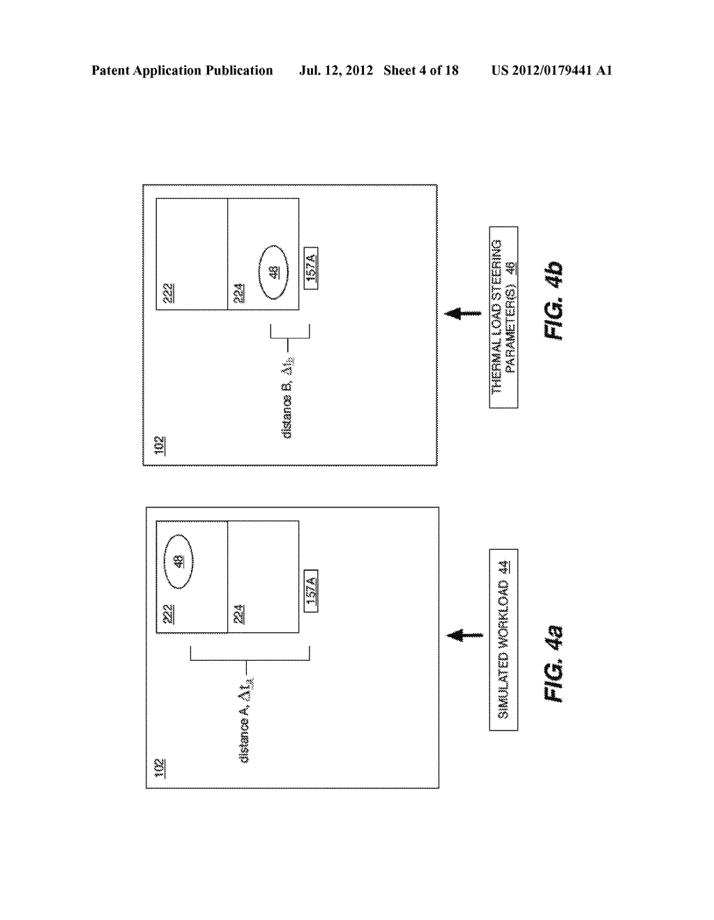 METHOD AND SYSTEM FOR CONTROLLING THERMAL LOAD DISTRIBUTION IN A PORTABLE     COMPUTING DEVICE - diagram, schematic, and image 05