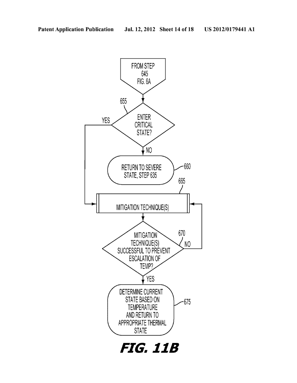 METHOD AND SYSTEM FOR CONTROLLING THERMAL LOAD DISTRIBUTION IN A PORTABLE     COMPUTING DEVICE - diagram, schematic, and image 15