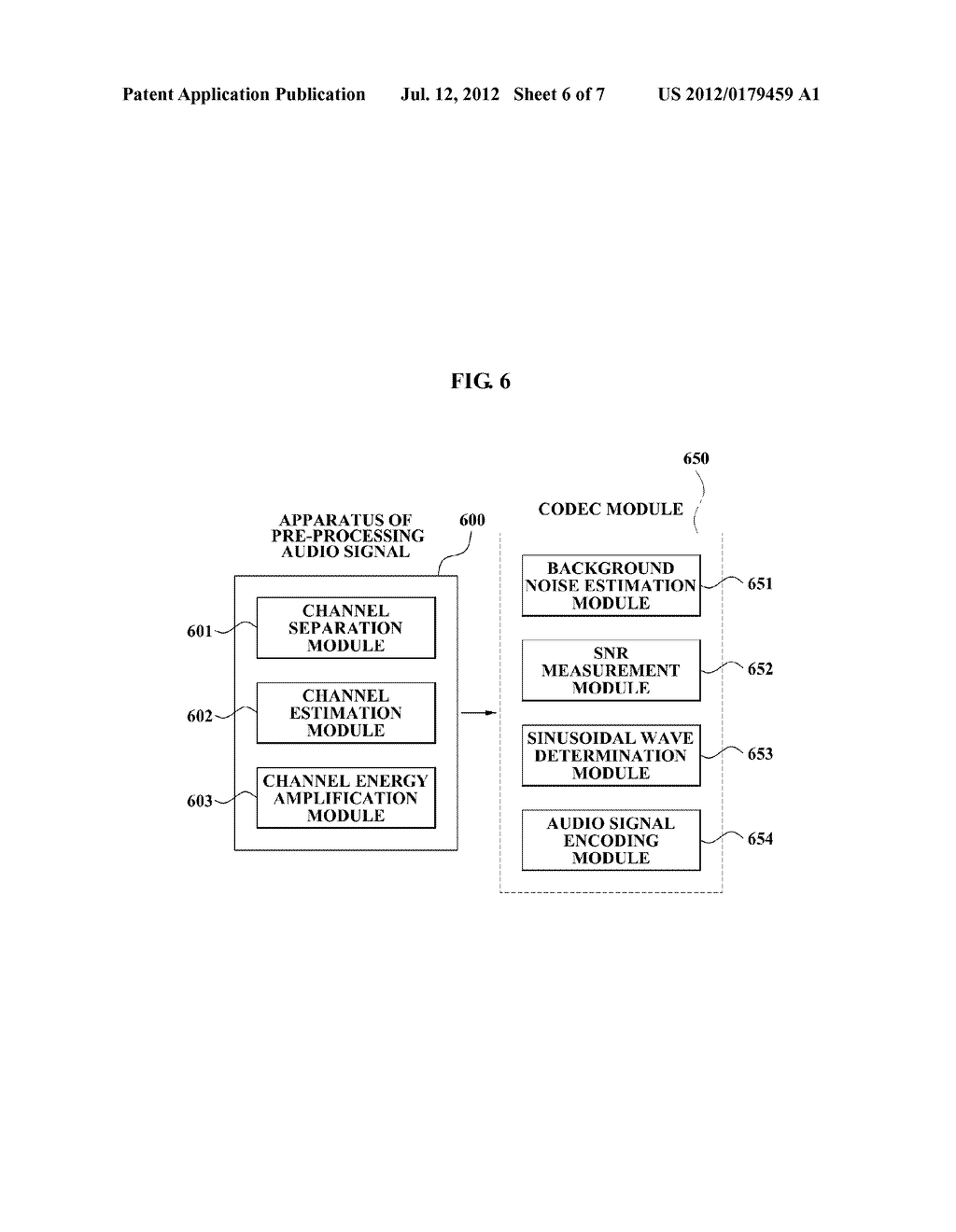 METHOD AND APPARATUS FOR PROCESSING AUDIO SIGNALS - diagram, schematic, and image 07