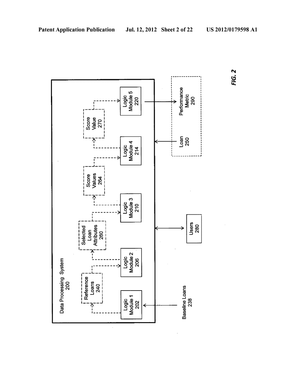 Systems and Methods for Assessing Metrics of Loans, Financial Instruments     and Financial Entities - diagram, schematic, and image 03