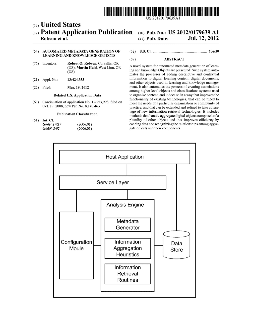 Automated Metadata Generation of Learning and Knowledge Objects - diagram, schematic, and image 01