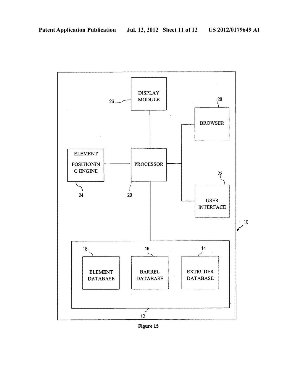 METHOD AND SYSTEM FOR CONFIGURING AND VISUALIZING AN EXTRUDER - diagram, schematic, and image 12