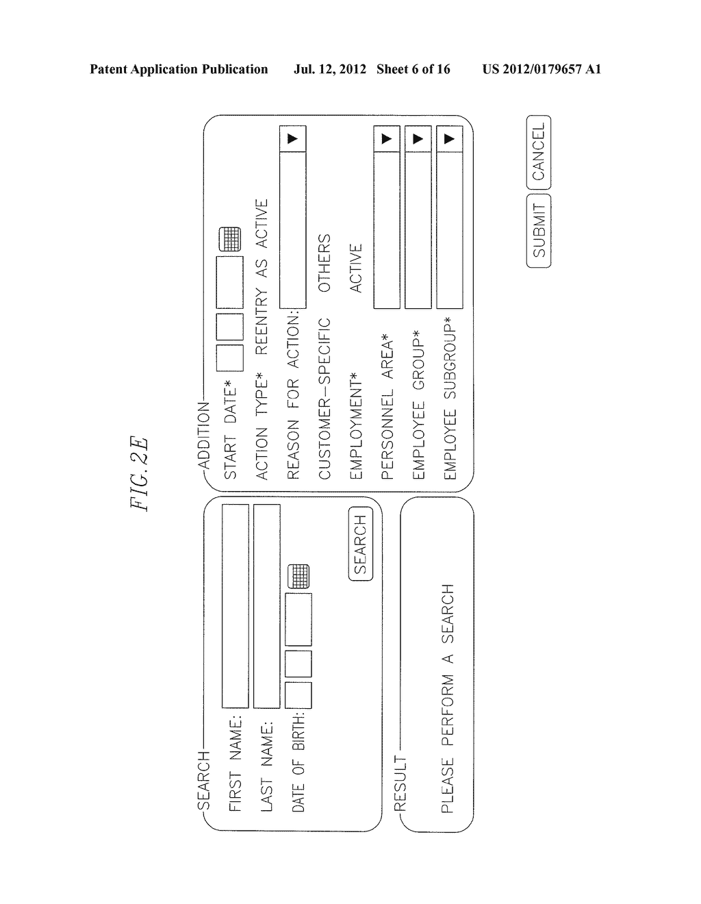 HUMAN RESOURCES MANAGEMENT SYSTEM AND METHOD INCLUDING PERSONNEL CHANGE     REQUEST PROCESSING - diagram, schematic, and image 07