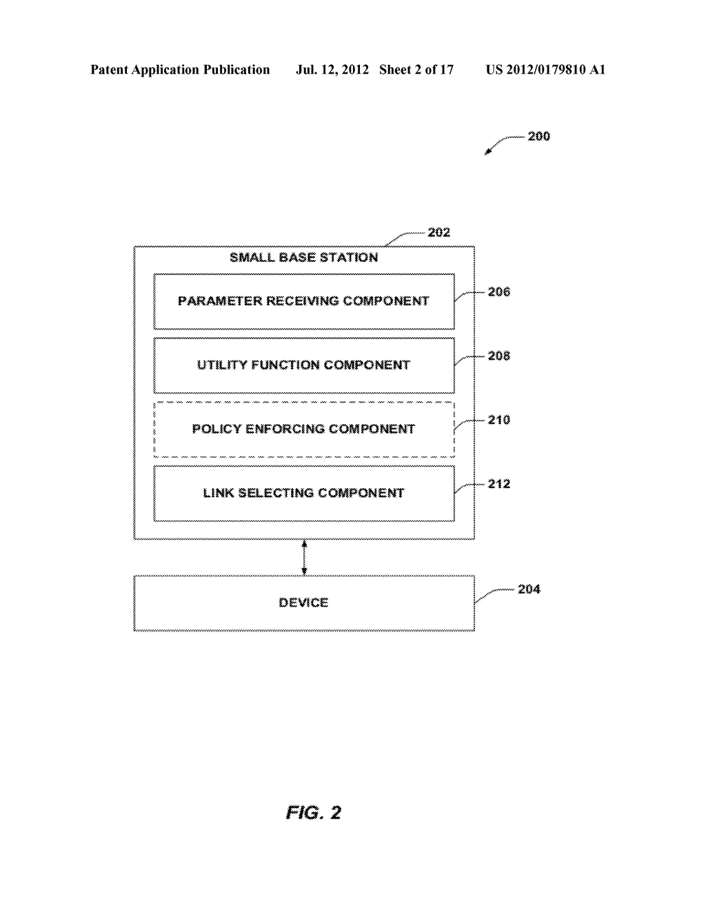 METHOD AND APPARATUS FOR IMPROVING MANAGEMENT OF NETWORK RESOURCES FOR     DEVICES - diagram, schematic, and image 03