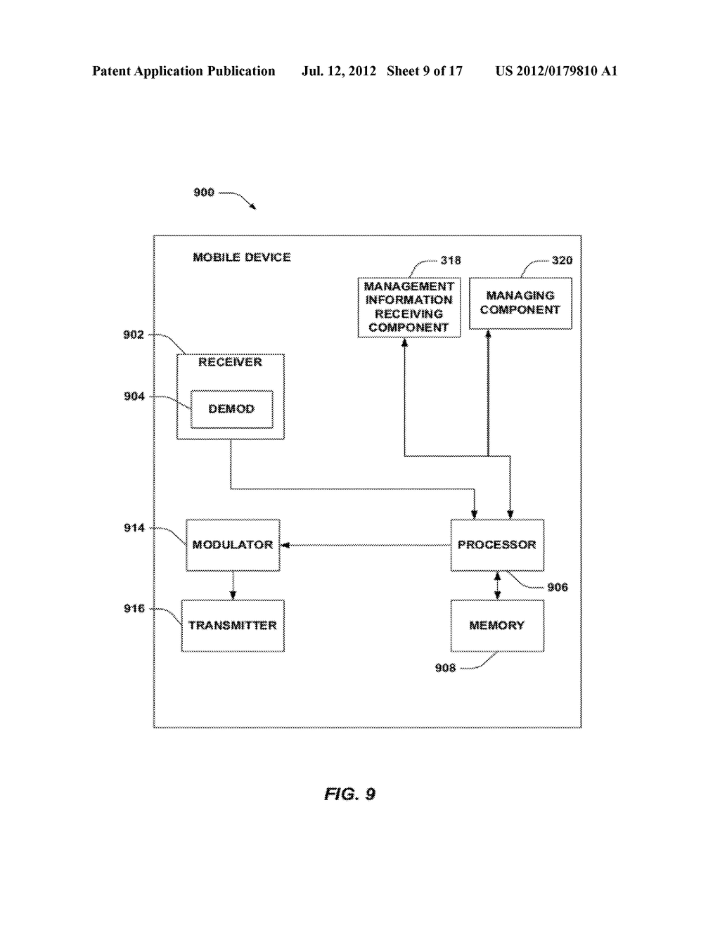 METHOD AND APPARATUS FOR IMPROVING MANAGEMENT OF NETWORK RESOURCES FOR     DEVICES - diagram, schematic, and image 10