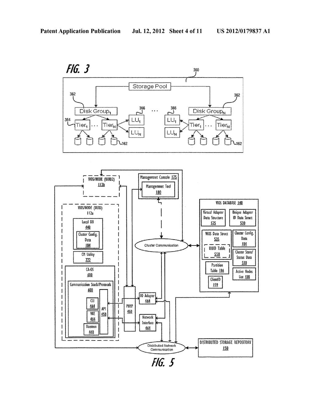 COMMUNICATION PROTOCOL FOR VIRTUAL INPUT/OUTPUT SERVER (VIOS) CLUSTER     COMMUNICATION - diagram, schematic, and image 05