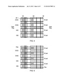 Area efficient arrangement of interface devices within an integrated     circuit diagram and image