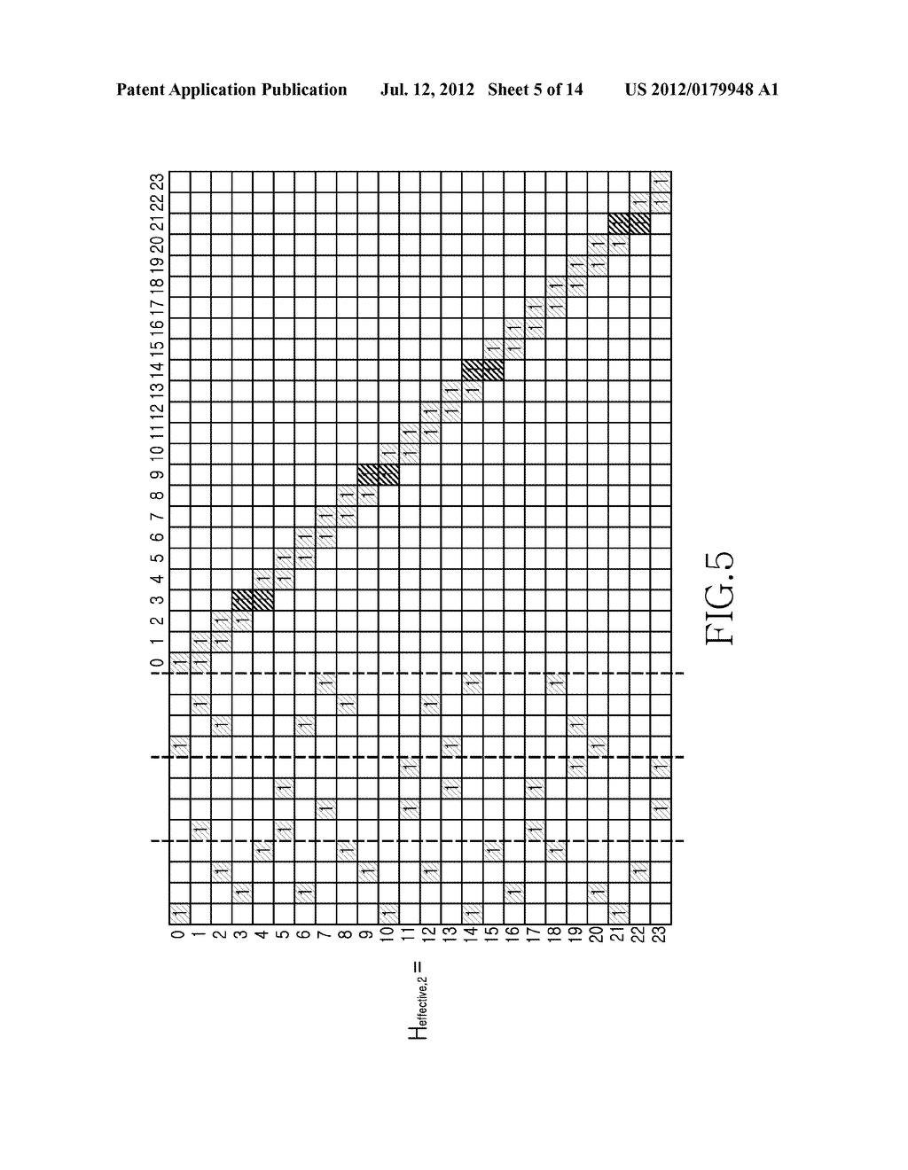 METHOD AND APPARATUS FOR CHANNEL ENCODING AND DECODING IN A     BROADCASTING/COMMUNICATION SYSTEM USING LOW DENSITY PARITY-CHECK CODES - diagram, schematic, and image 06