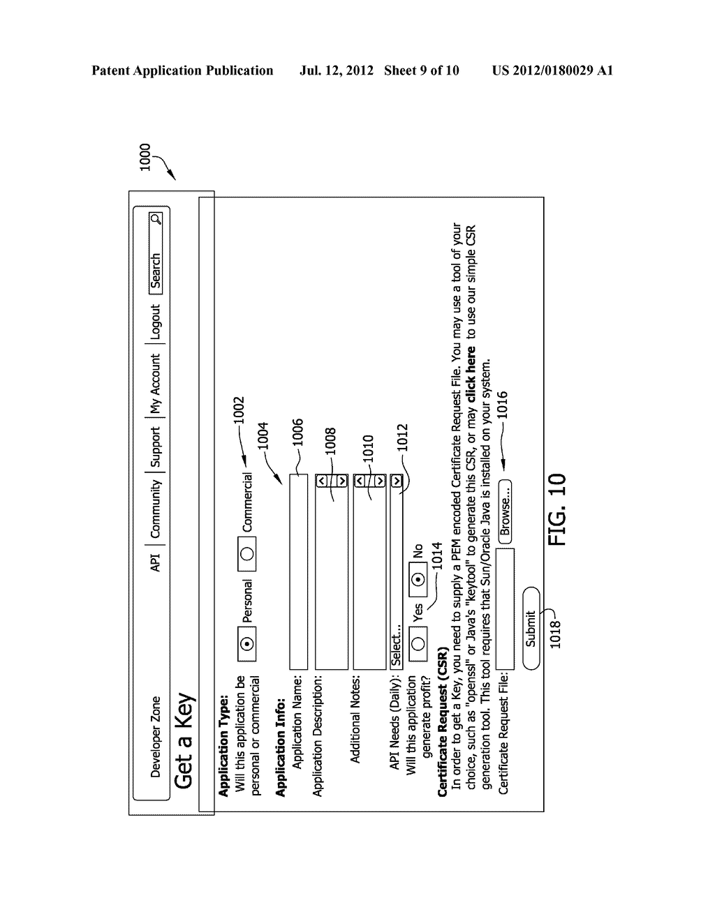 METHOD AND SYSTEM FOR MANAGING PROGRAMMED APPLICATIONS IN AN OPEN API     ENVIRONMENT - diagram, schematic, and image 10