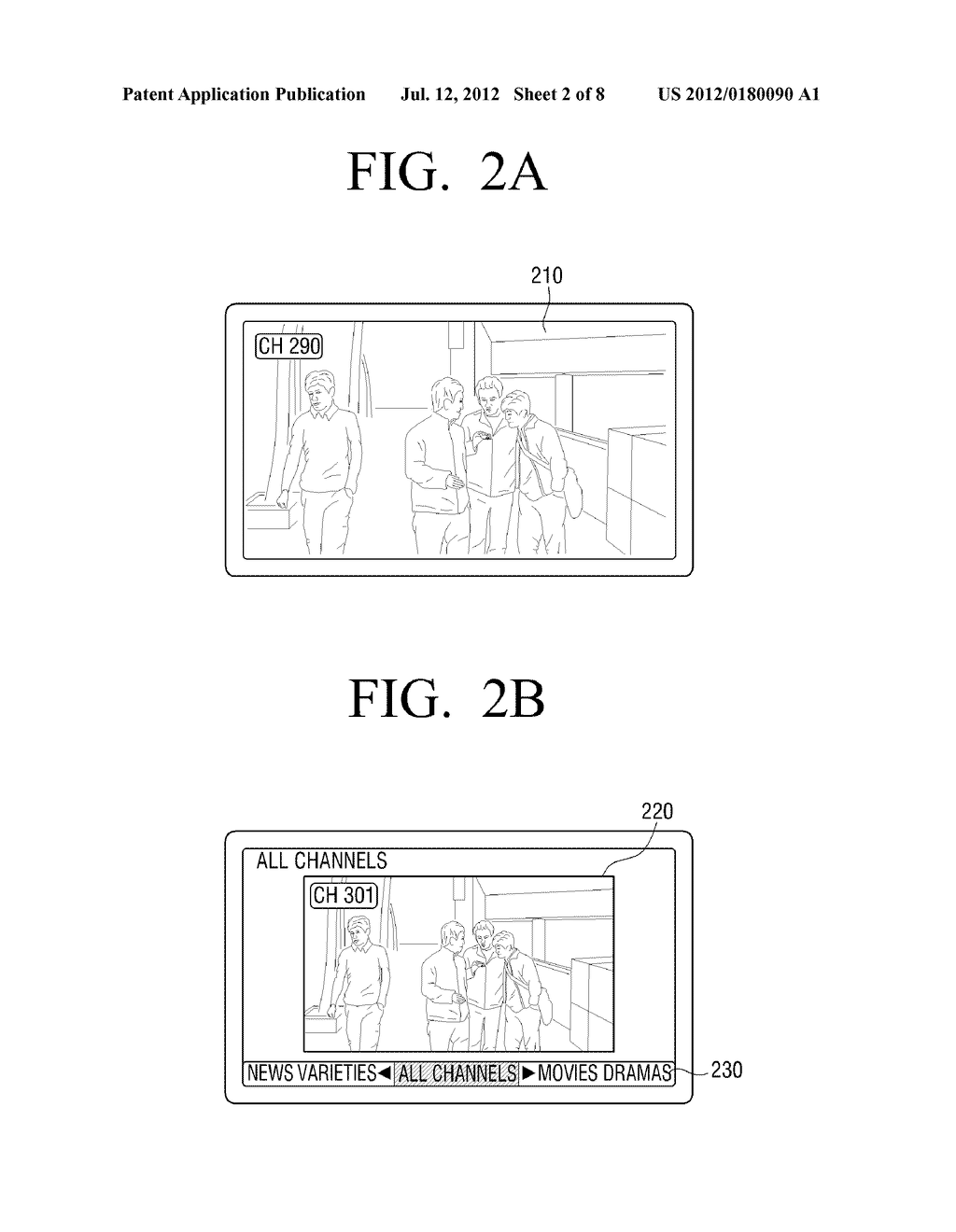 METHOD FOR DISPLAYING VIDEO AND BROADCAST RECEIVING APPARATUS APPLYING THE     SAME - diagram, schematic, and image 03