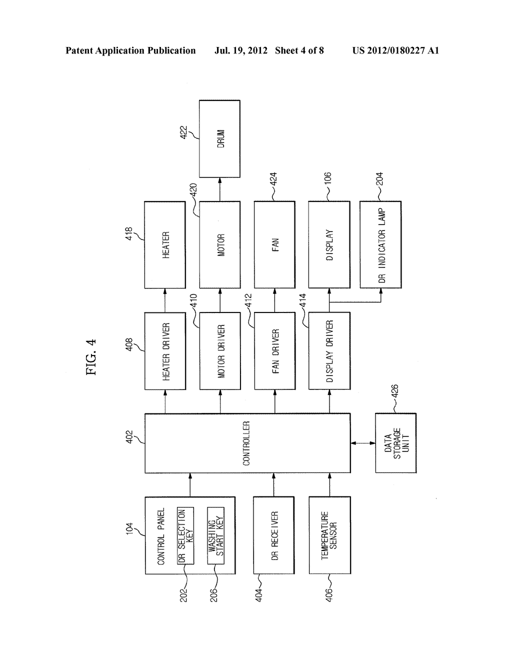 WASHING MACHINE AND METHOD FOR CONTROLLING THE SAME - diagram, schematic, and image 05