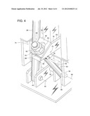 STOP AND LOCK FOR A VERTICALLY STORING DOCK LEVELER diagram and image