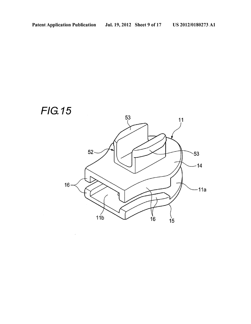 Slider for Slide Fastener and Article Using the Same - diagram, schematic, and image 10