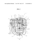 FOUR-CYCLE ENGINE, BUSH CUTTER AND ENGINE-DRIVEN TOOL HAVING  SAME diagram and image