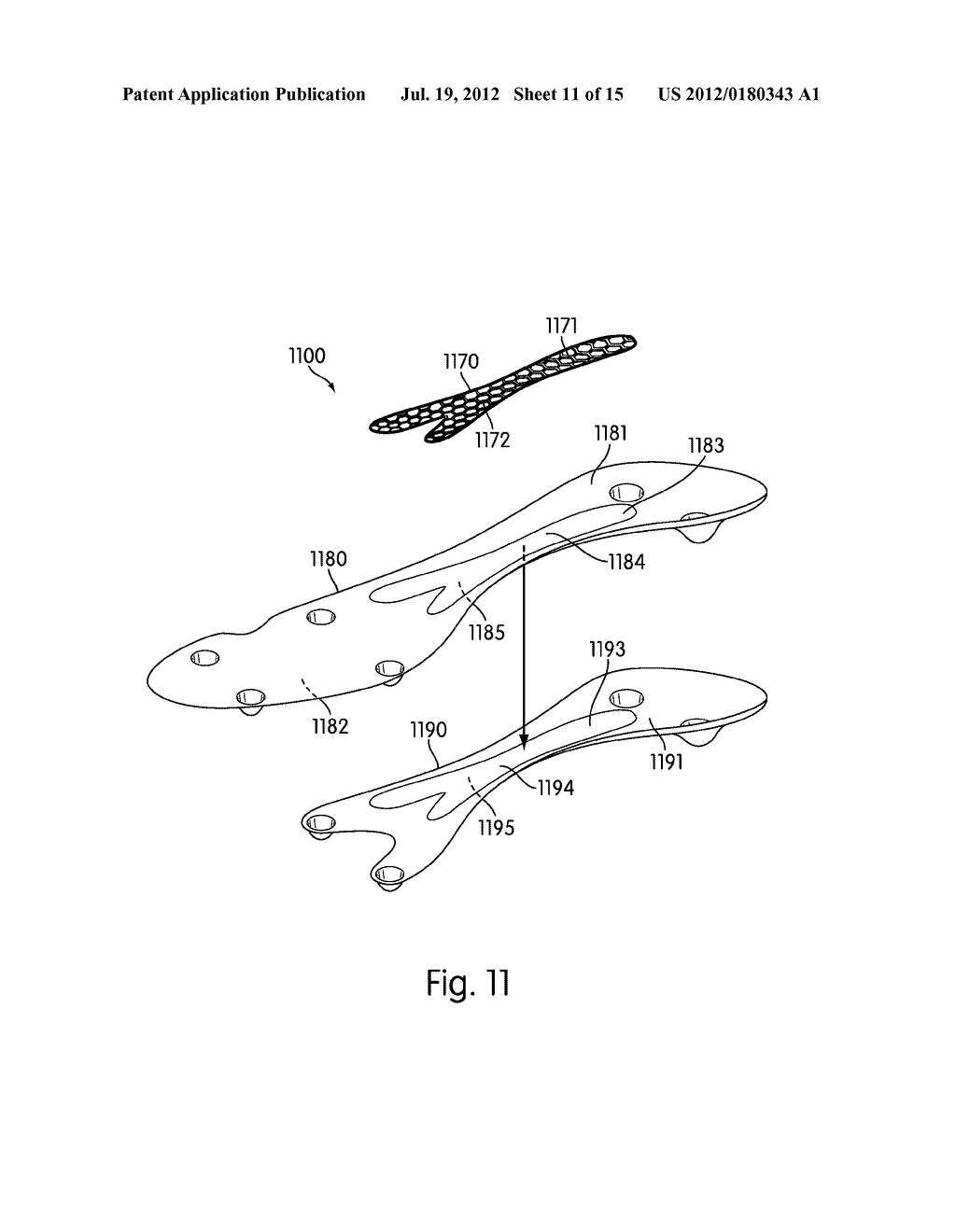 Composite Sole Structure - diagram, schematic, and image 12