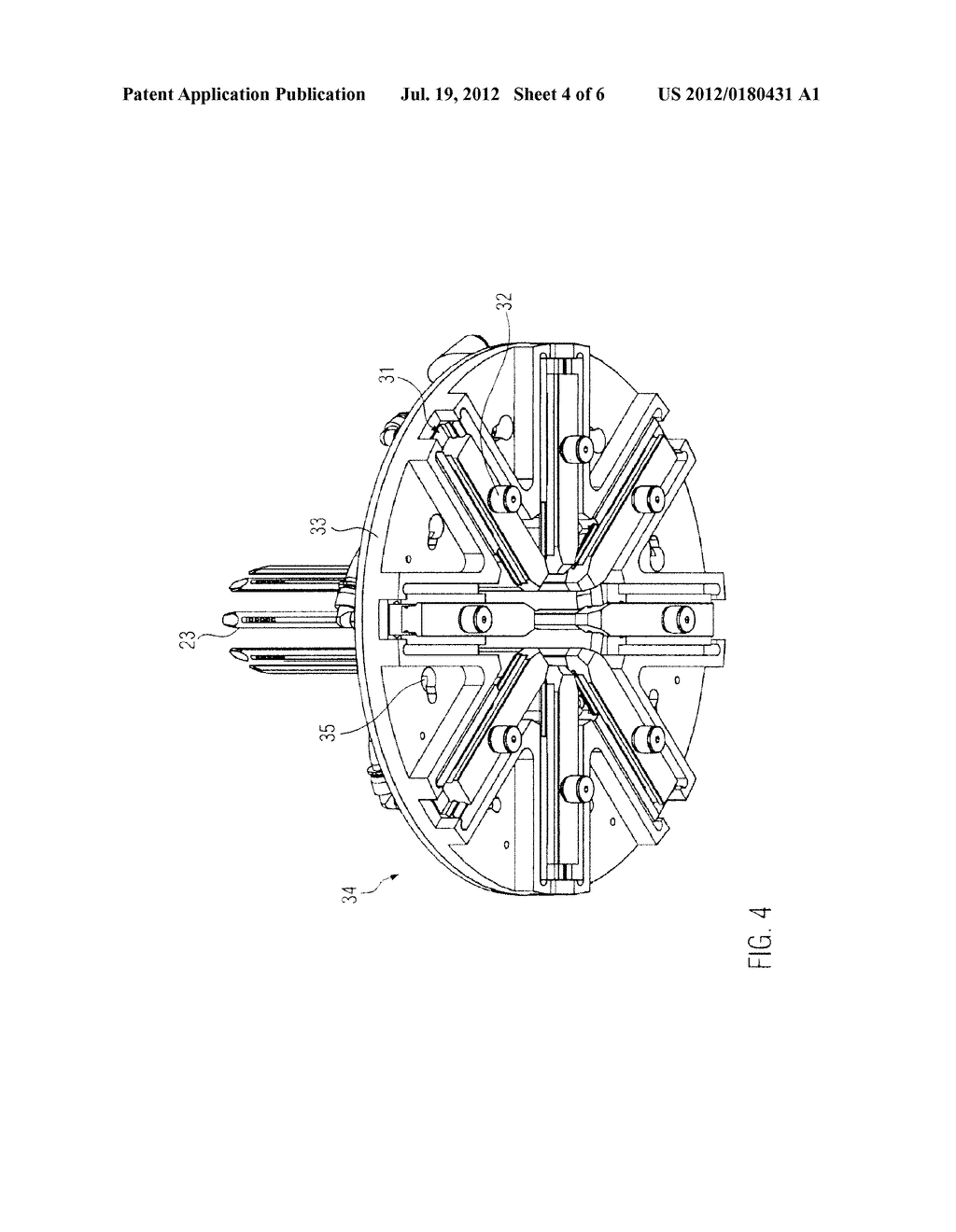 DEVICE AND METHOD FOR APPLYING ELASTIC FILM SLEEVES TO CONTAINERS - diagram, schematic, and image 05