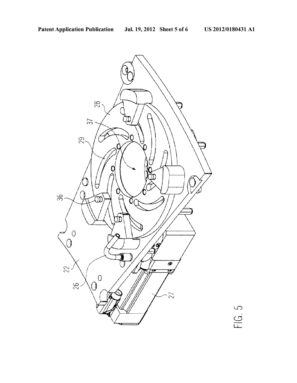 DEVICE AND METHOD FOR APPLYING ELASTIC FILM SLEEVES TO CONTAINERS - diagram, schematic, and image 06