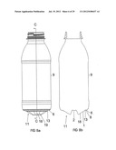 METHOD OF PROCESSING A CONTAINER AND BASE CUP STRUCTURE FOR REMOVAL OF     VACUUM PRESSURE diagram and image