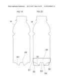 METHOD OF PROCESSING A CONTAINER AND BASE CUP STRUCTURE FOR REMOVAL OF     VACUUM PRESSURE diagram and image