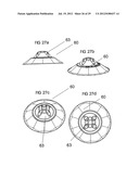 METHOD OF PROCESSING A CONTAINER AND BASE CUP STRUCTURE FOR REMOVAL OF     VACUUM PRESSURE diagram and image