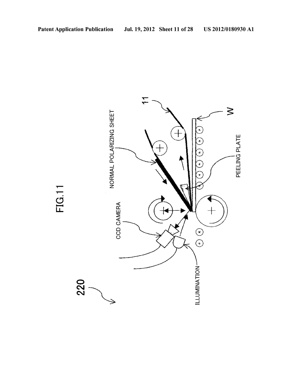 ROLL OF OPTICAL FILM LAMINATE, AND METHOD AND SYSTEM FOR MANUFACTURING THE     SAME - diagram, schematic, and image 12