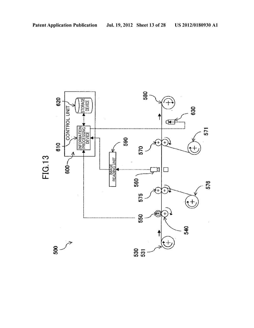 ROLL OF OPTICAL FILM LAMINATE, AND METHOD AND SYSTEM FOR MANUFACTURING THE     SAME - diagram, schematic, and image 14