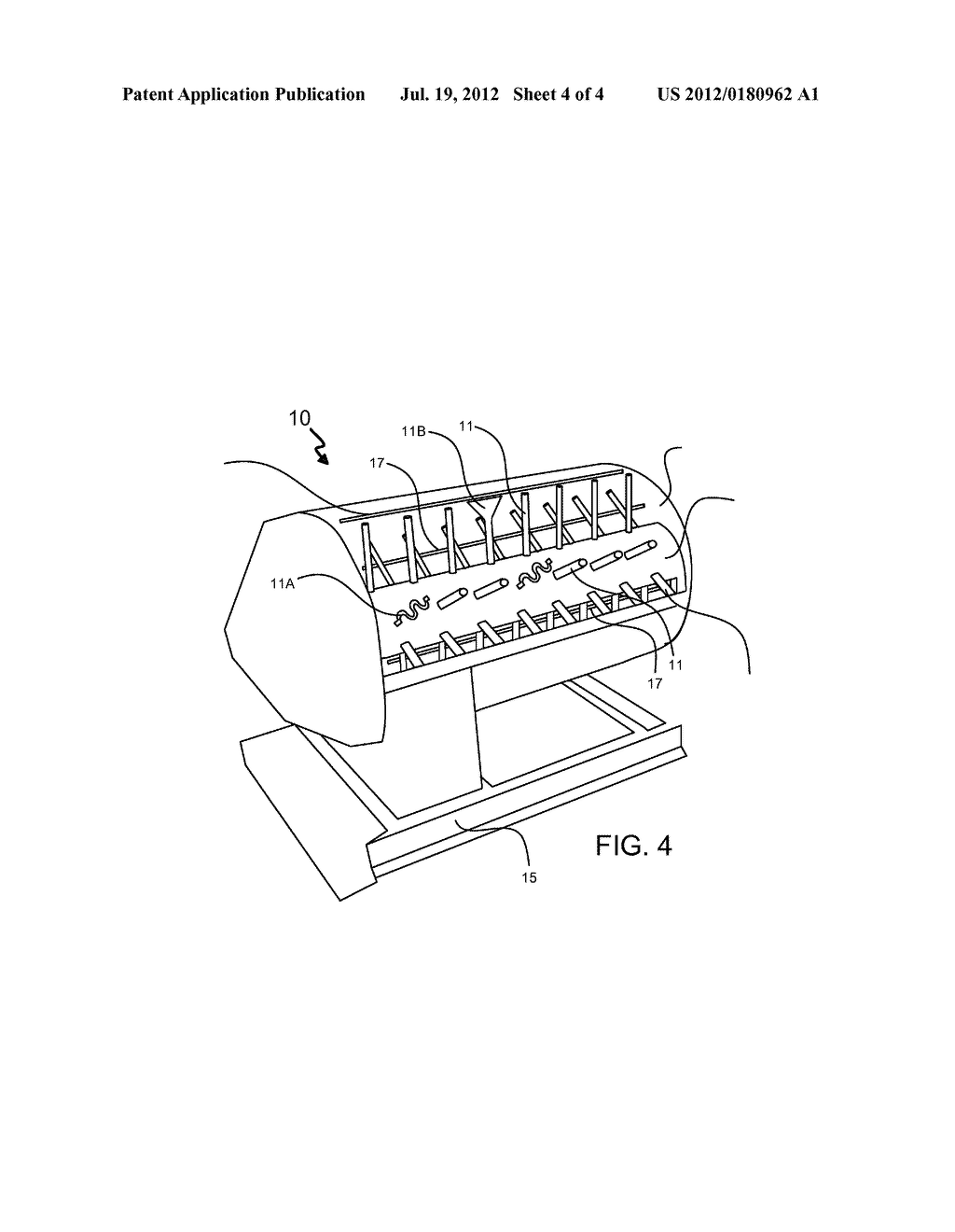 APPARATUS AND PROCESS FOR TREATMENT OF FIBERS - diagram, schematic, and image 05