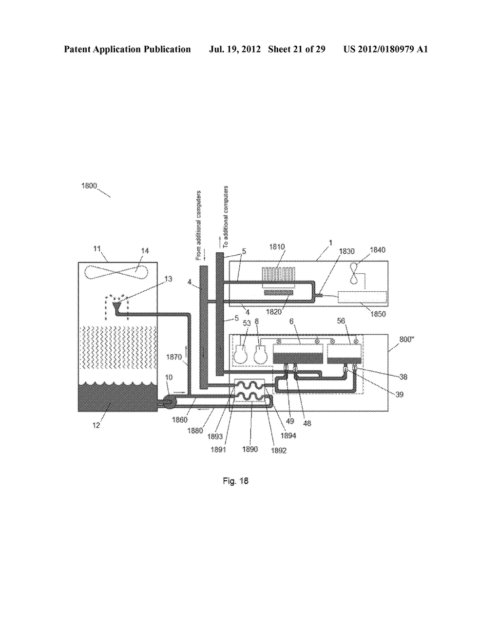 Computer Cooling System And Method of Use - diagram, schematic, and image 22