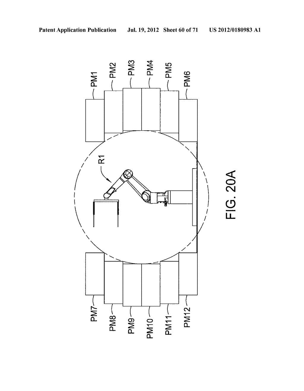 CLUSTER TOOL ARCHITECTURE FOR PROCESSING A SUBSTRATE - diagram, schematic, and image 61