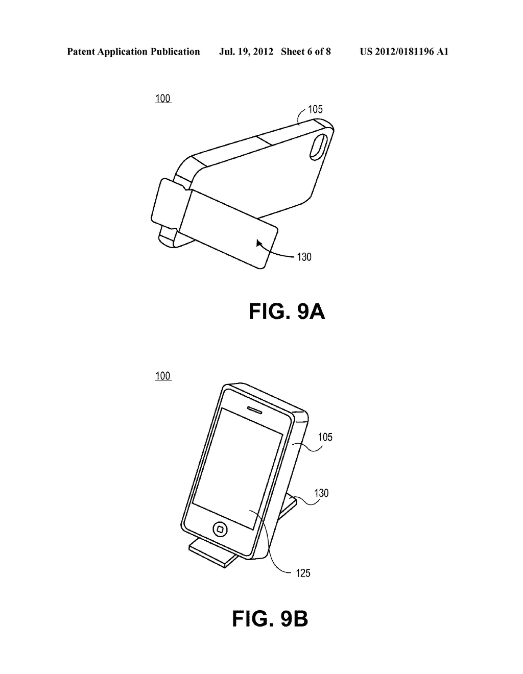 ELECTRONIC DEVICE CASE WITH RETRACTABLE STAND - diagram, schematic, and image 07