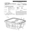 TAMPER-EVIDENT CONTAINER WITH MULTI-ACTION BREAKAWAY HINGE diagram and image