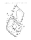 TAMPER-EVIDENT CONTAINER WITH MULTI-ACTION BREAKAWAY HINGE diagram and image