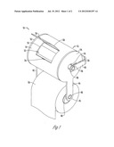 WET AND DRY TOILET ROLL DISPENSER diagram and image