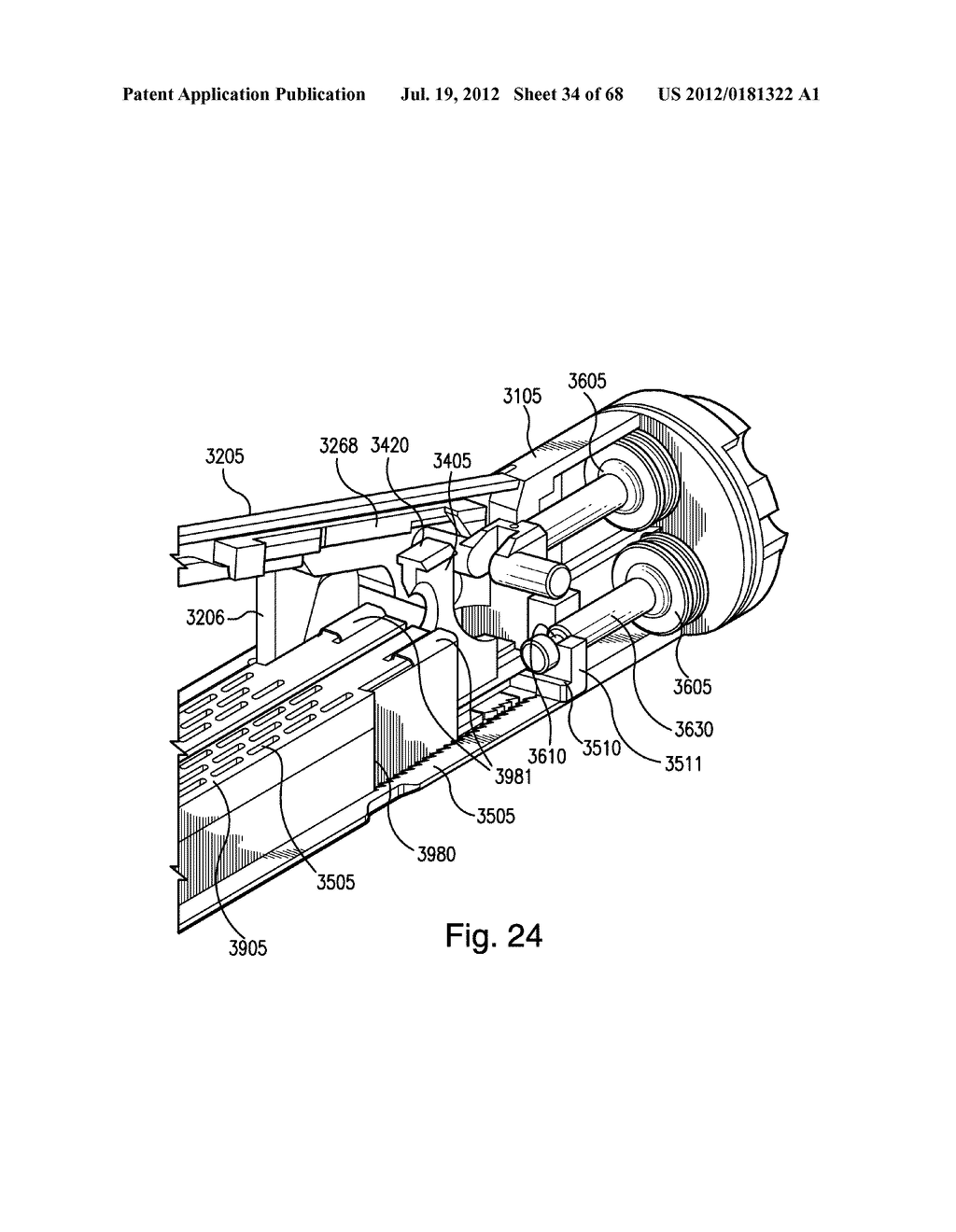 SURGICAL STAPLING DEVICE AND METHOD - diagram, schematic, and image 35