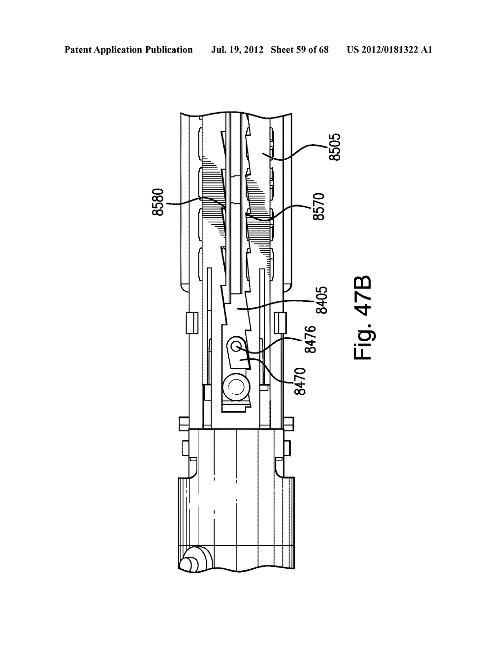 SURGICAL STAPLING DEVICE AND METHOD - diagram, schematic, and image 60