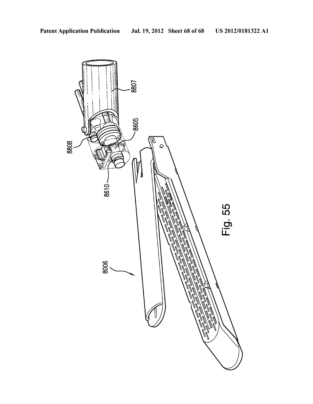 SURGICAL STAPLING DEVICE AND METHOD - diagram, schematic, and image 69