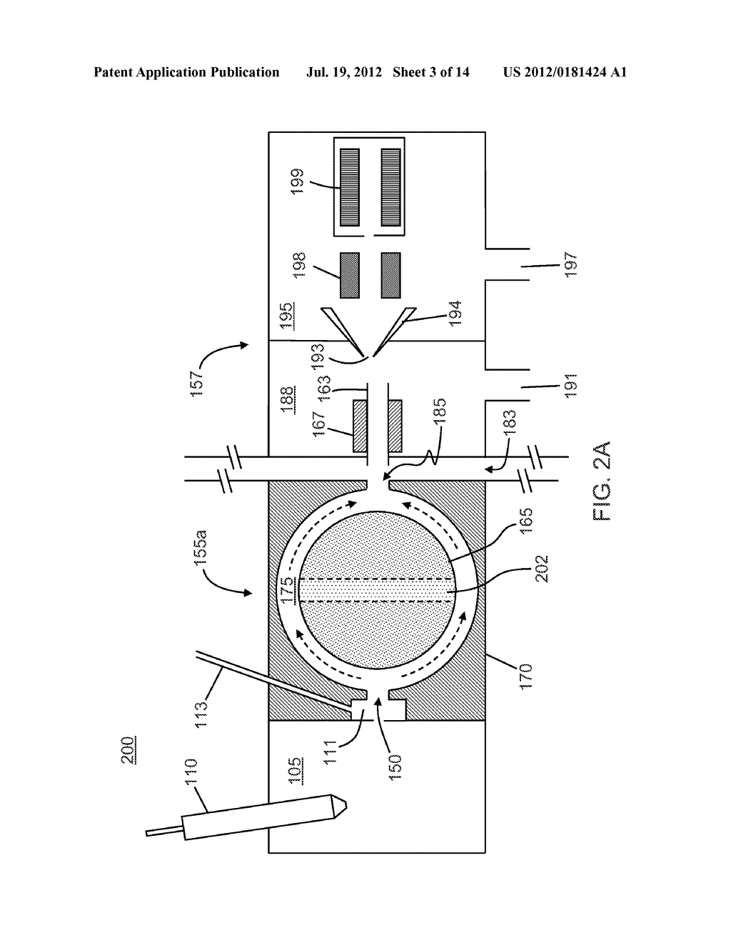 FAIMS Having a Displaceable Electrode for On/Off Operation - diagram, schematic, and image 04