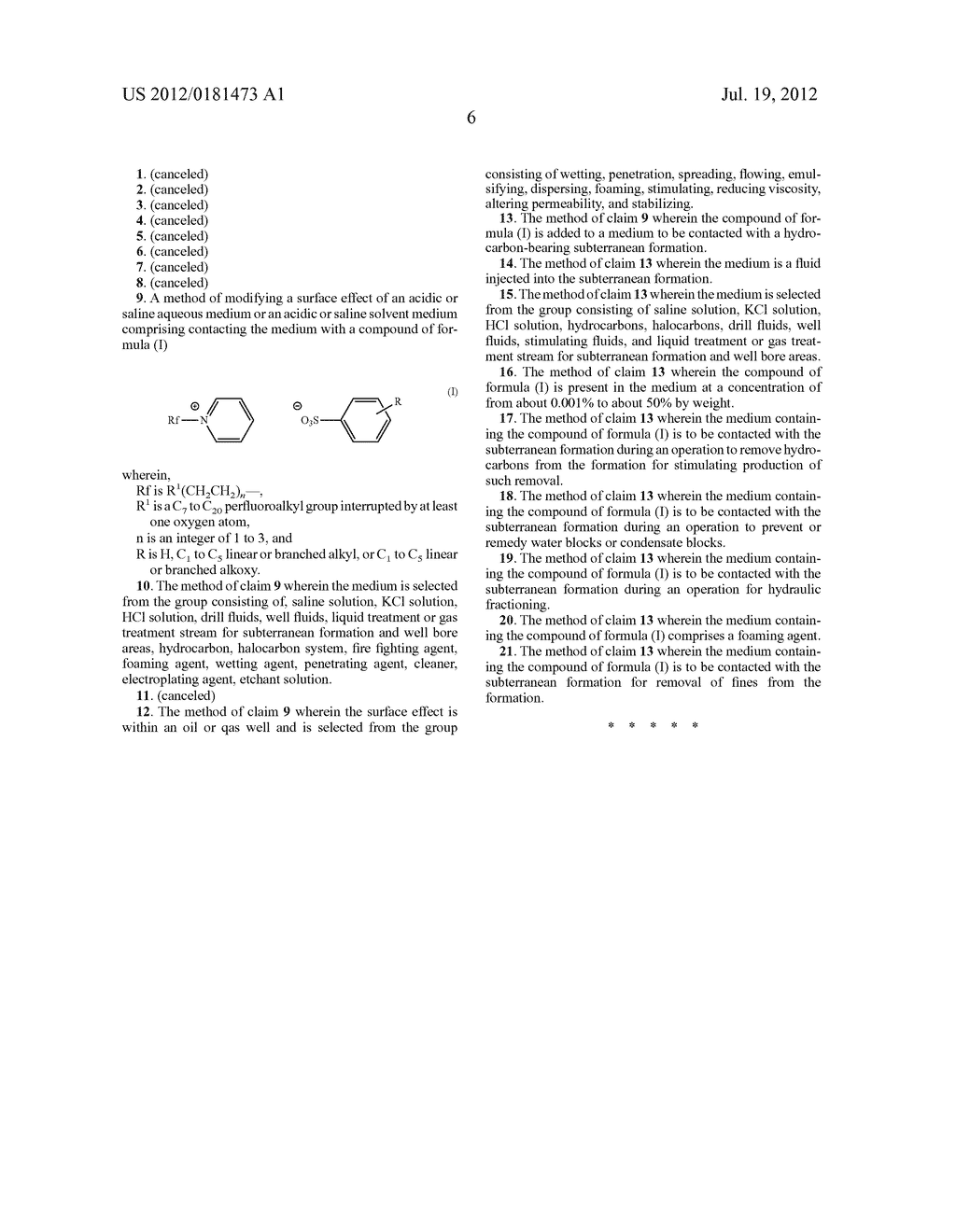 FLUORINATED CATIONIC SURFACTANT - diagram, schematic, and image 07