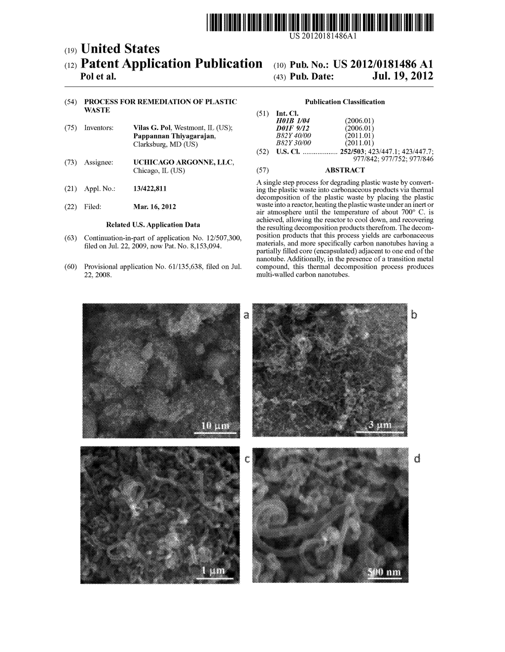 PROCESS FOR REMEDIATION OF PLASTIC WASTE - diagram, schematic, and image 01