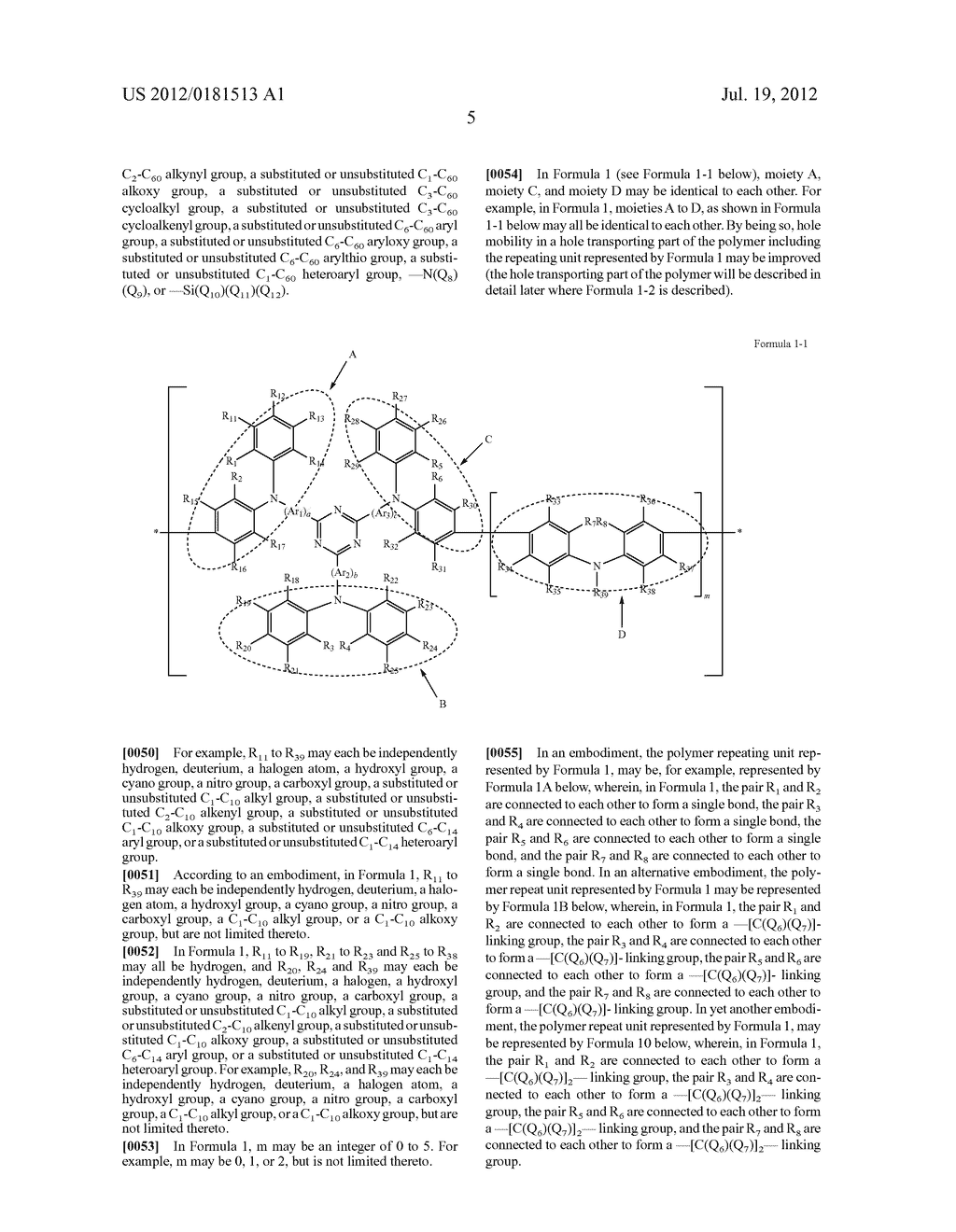 POLYMER AND ORGANIC LIGHT-EMITTING DEVICE COMPRISING THE SAME - diagram, schematic, and image 12